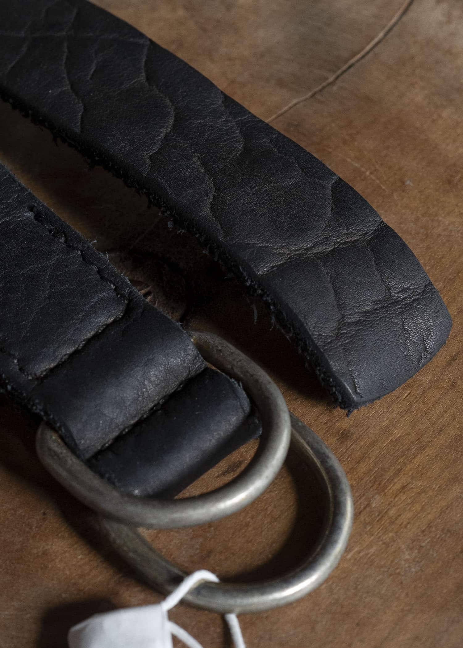 GUIDI BLT UNISEX LEATHER BELT BLKT