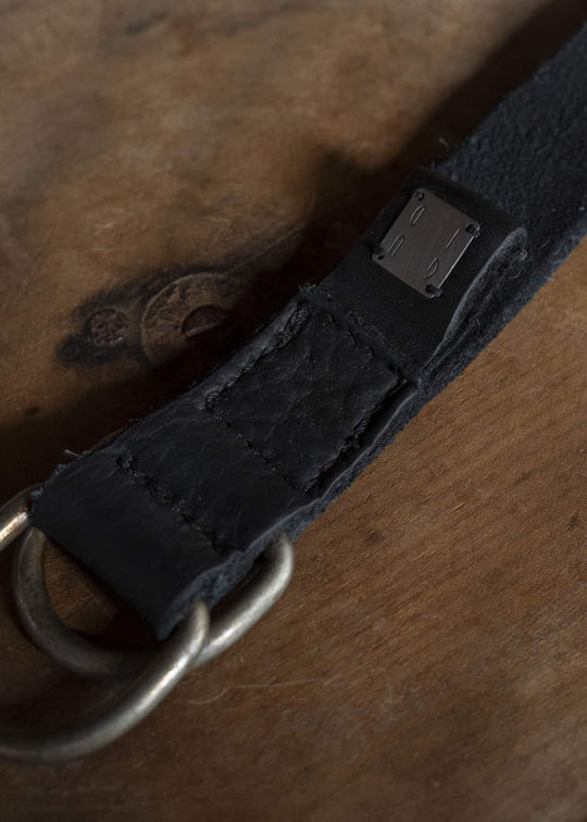 GUIDI BLT UNISEX LEATHER BELT BLKT