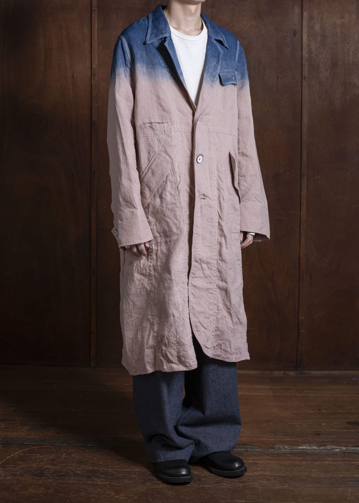 HEōS HHAA-CT001 Engineer Coat Pink