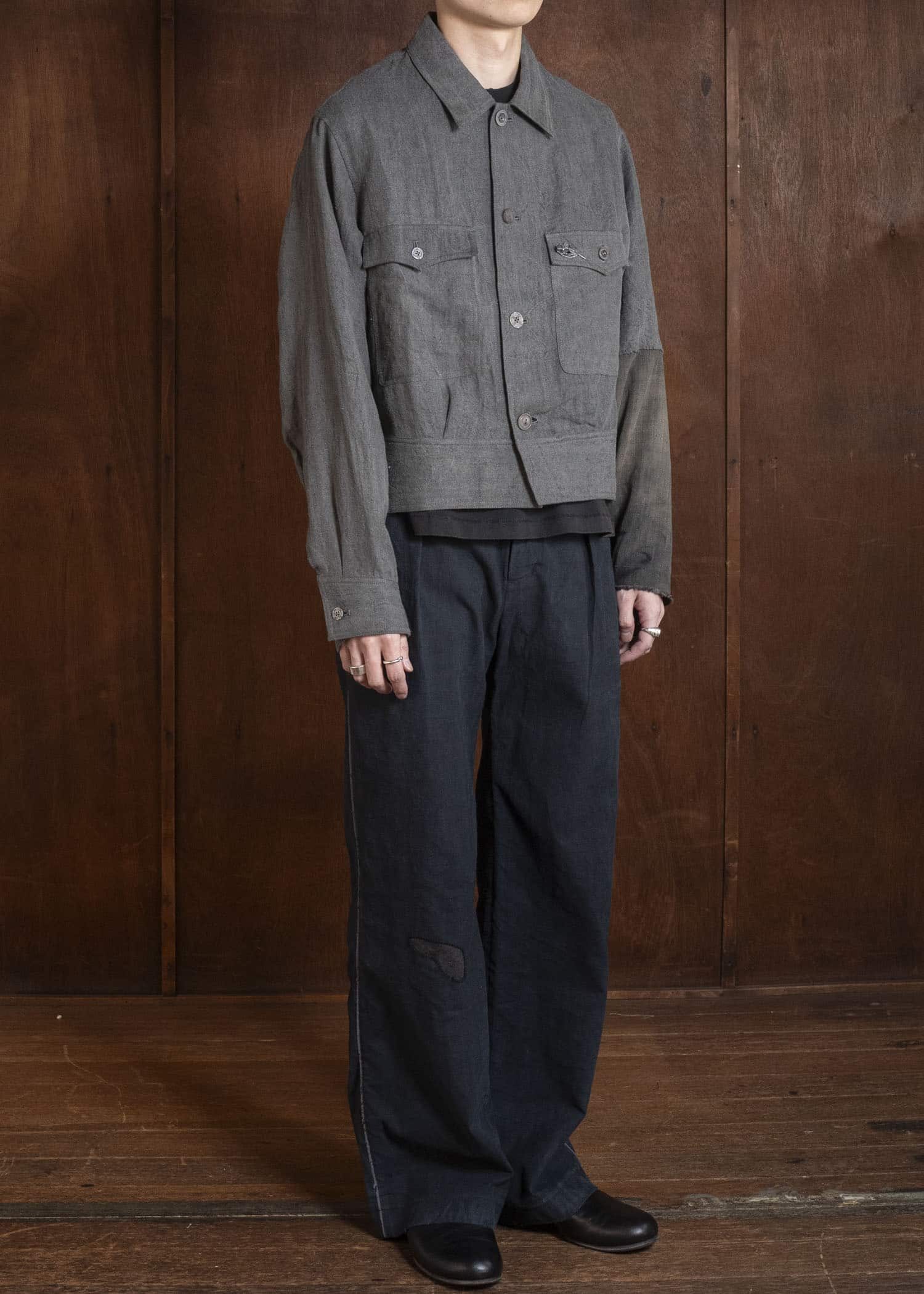 0222 / FIREMAN PT DARK NAVY 26SS-FM-TRL-02