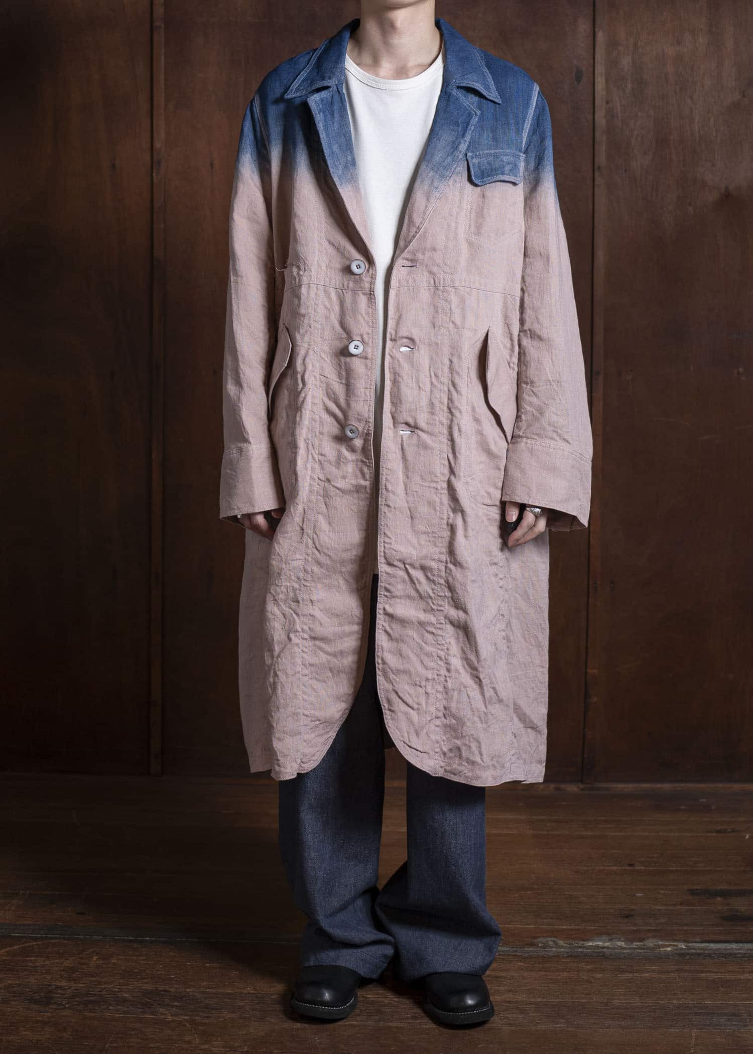 HEōS HHAA-CT001 Engineer Coat Pink