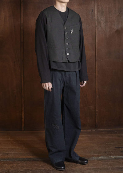 Professor.E 0222 / FARMER JKT BLACK 26SS-FM-JKT-02