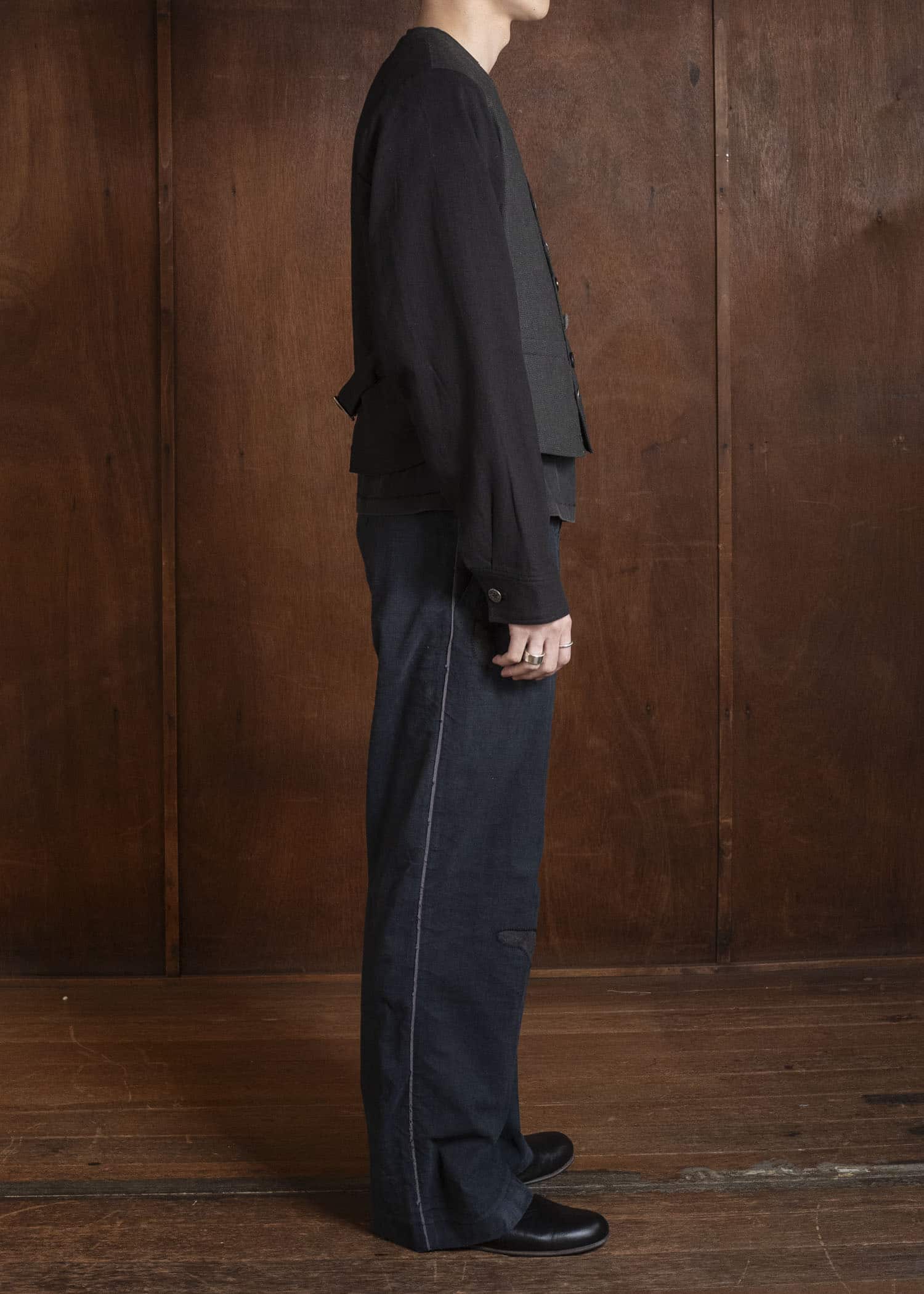 Professor.E 0222 / FARMER JKT BLACK 26SS-FM-JKT-02