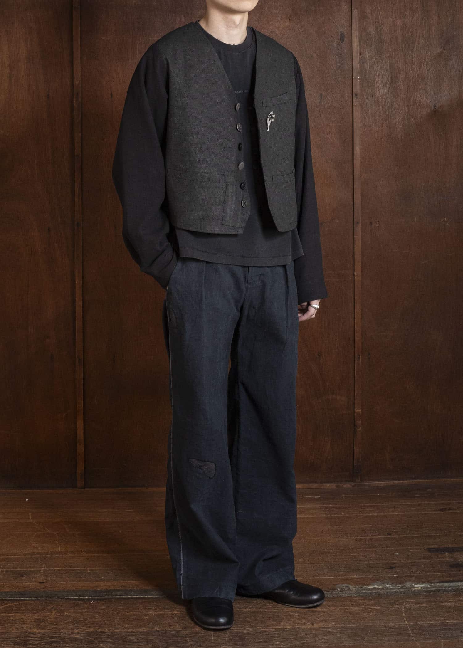 Professor.E 0222 / FARMER JKT BLACK 26SS-FM-JKT-02