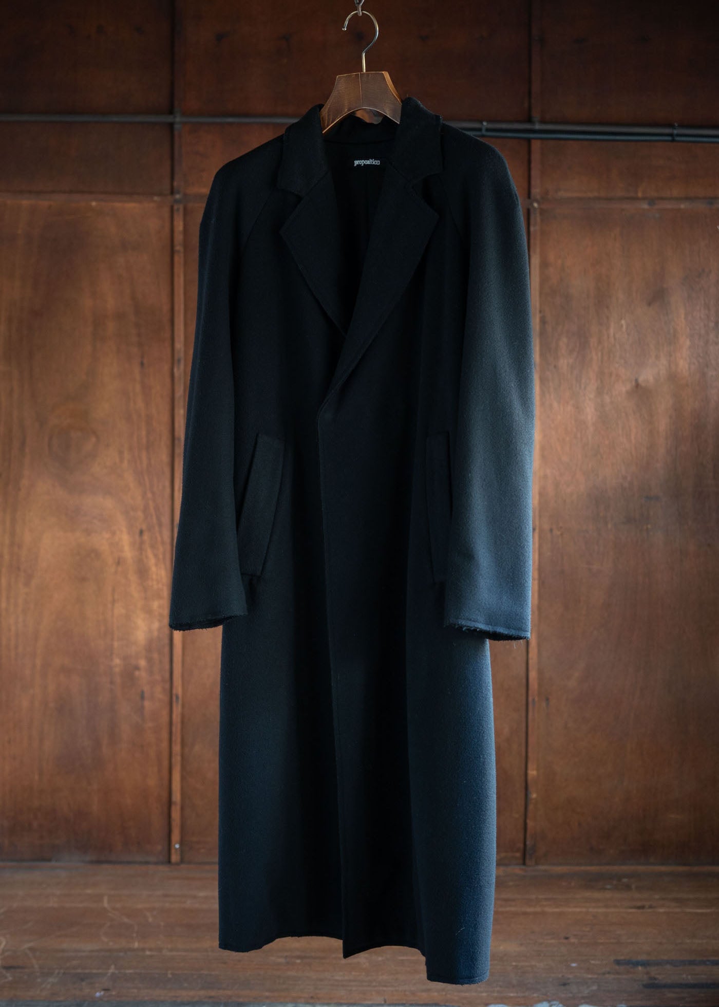 proposition LONG TRENCH COAT DEAD STOCK WOOL