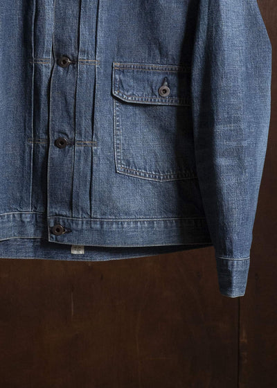 Taiga Takahashi Lot.720-Damaged Indigo Damaged Denim Jacket C.1930’S Damaged Indigo