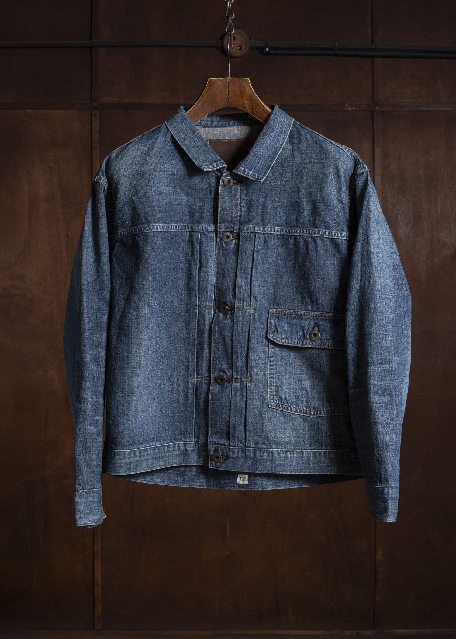 Taiga Takahashi Lot.720-Damaged Indigo Damaged Denim Jacket C.1930’S Damaged Indigo