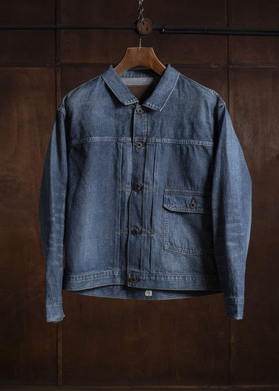 Taiga Takahashi Lot.720-Damaged Indigo Damaged Denim Jacket C.1930’S Damaged Indigo