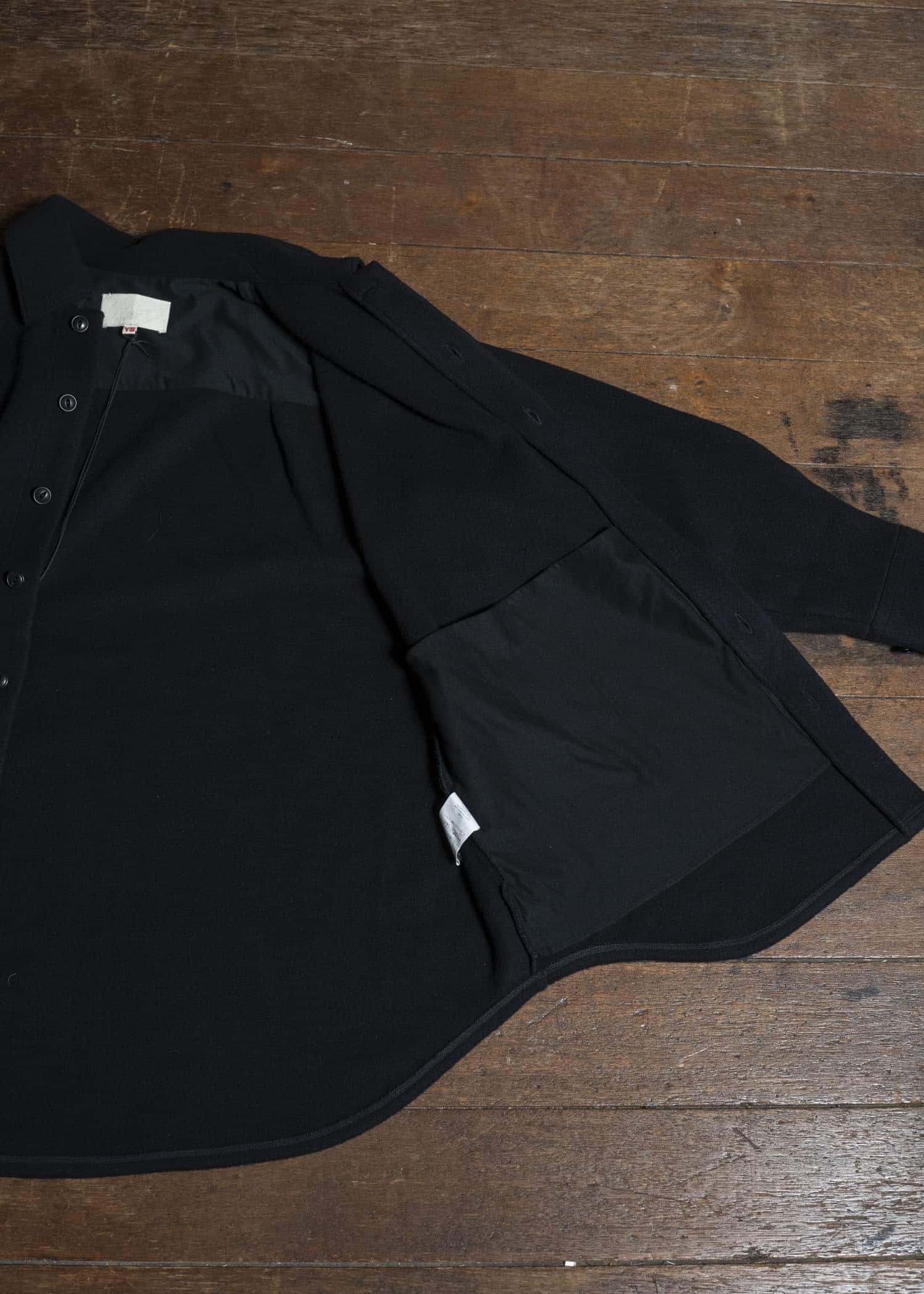 YOKO SAKAMOTO Shirt Jacket YS-25AW-76 BLACK