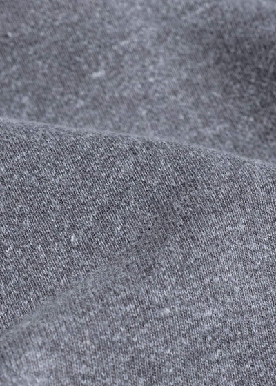 Taiga Takahashi Lot.621-Faded Heather Gray Half Zip S/S Sweat Shirts Faded Heather Gray