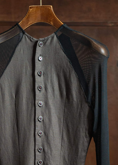 Peng Tai シースルースリーブワンピース