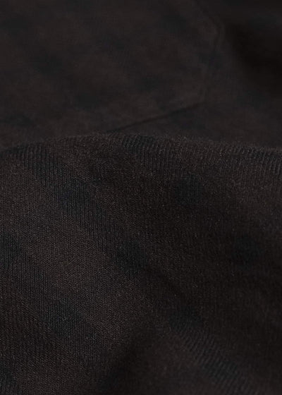 MARK.S MS0046 CHECK DRESS BAND SHIRT CHECK MUD-DYE