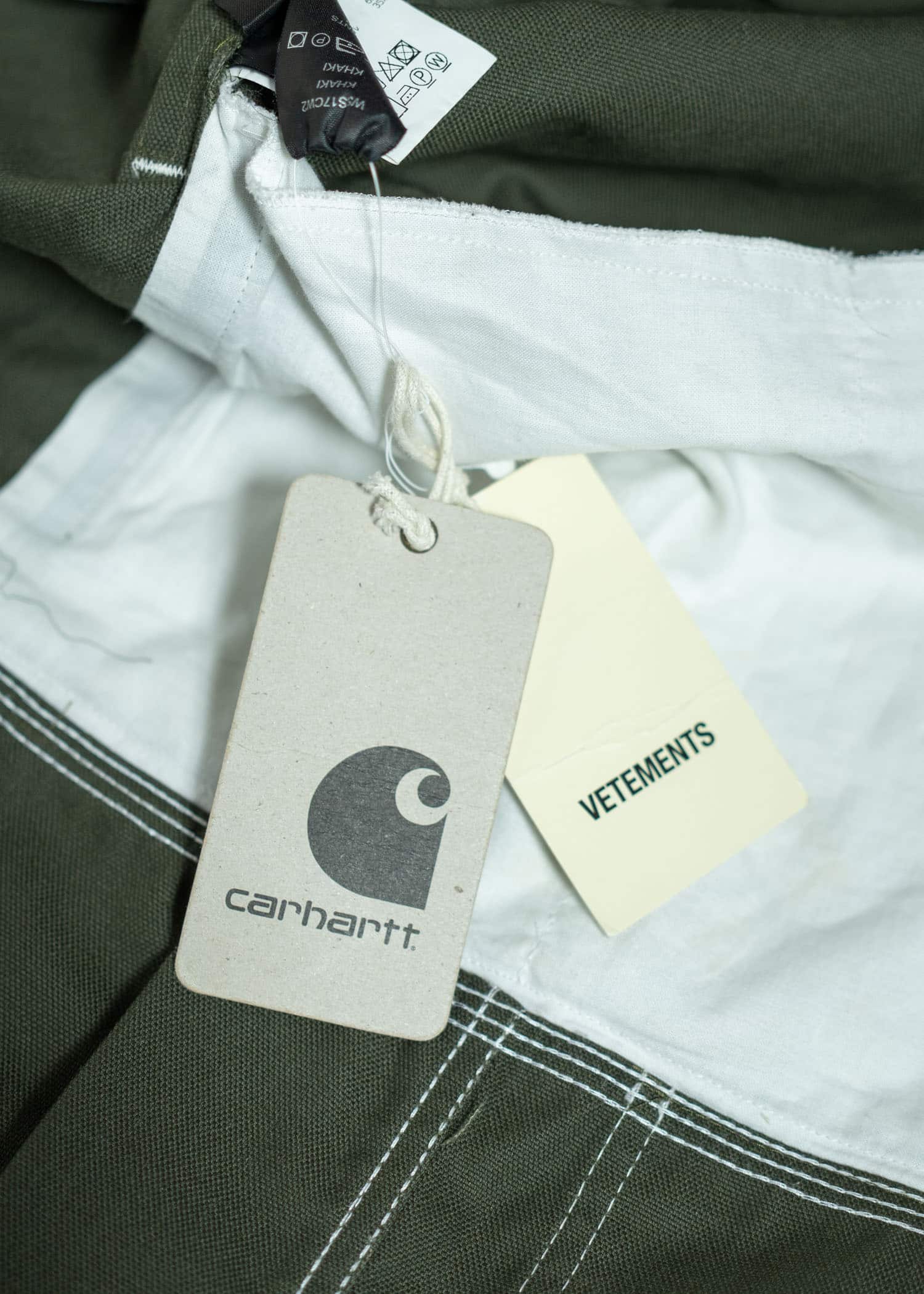 VETEMENTS x carhartt エプロンドレス