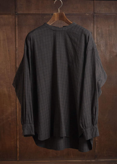 MARK.S MS0047 CHECK DRESS PULLOVER SHIRT CHECK MUD-DYE