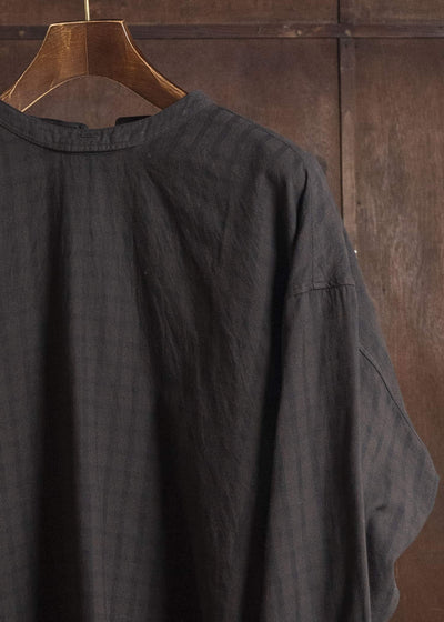 MARK.S MS0047 CHECK DRESS PULLOVER SHIRT CHECK MUD-DYE