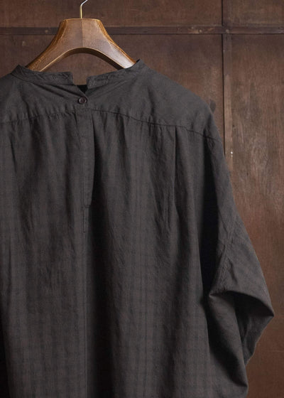 MARK.S MS0047 CHECK DRESS PULLOVER SHIRT CHECK MUD-DYE
