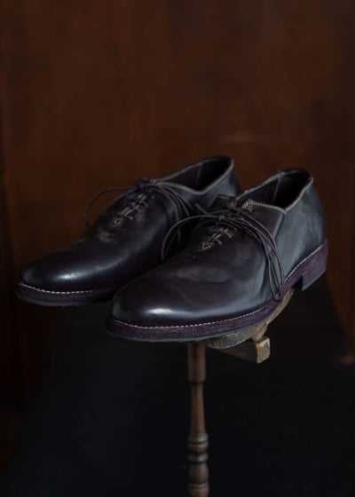 GUIDI OX02A OXFORD CLASSIC SHOES / SOLE LEATHER / HORSE FULL GRAIN / LINED/CV42T