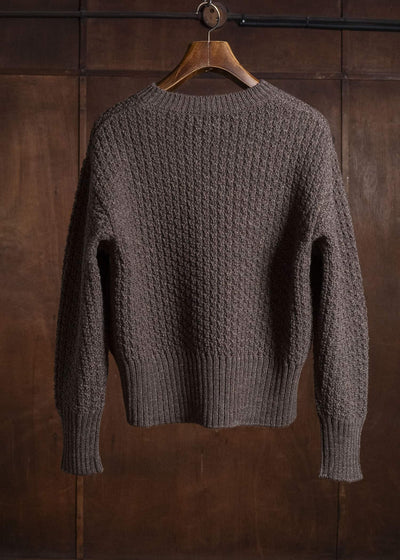 Taiga Takahashi Lot.525-Brown Crewneck Sweater Brown
