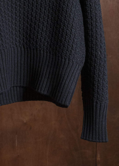 Taiga Takahashi Lot.525-Black Crewneck Sweater Black