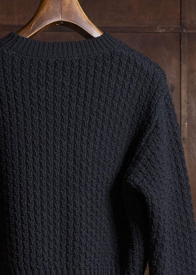 Taiga Takahashi Lot.525-Black Crewneck Sweater Black