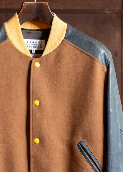Maison Martin Margiela REPLICA Varsity Leather Jacket