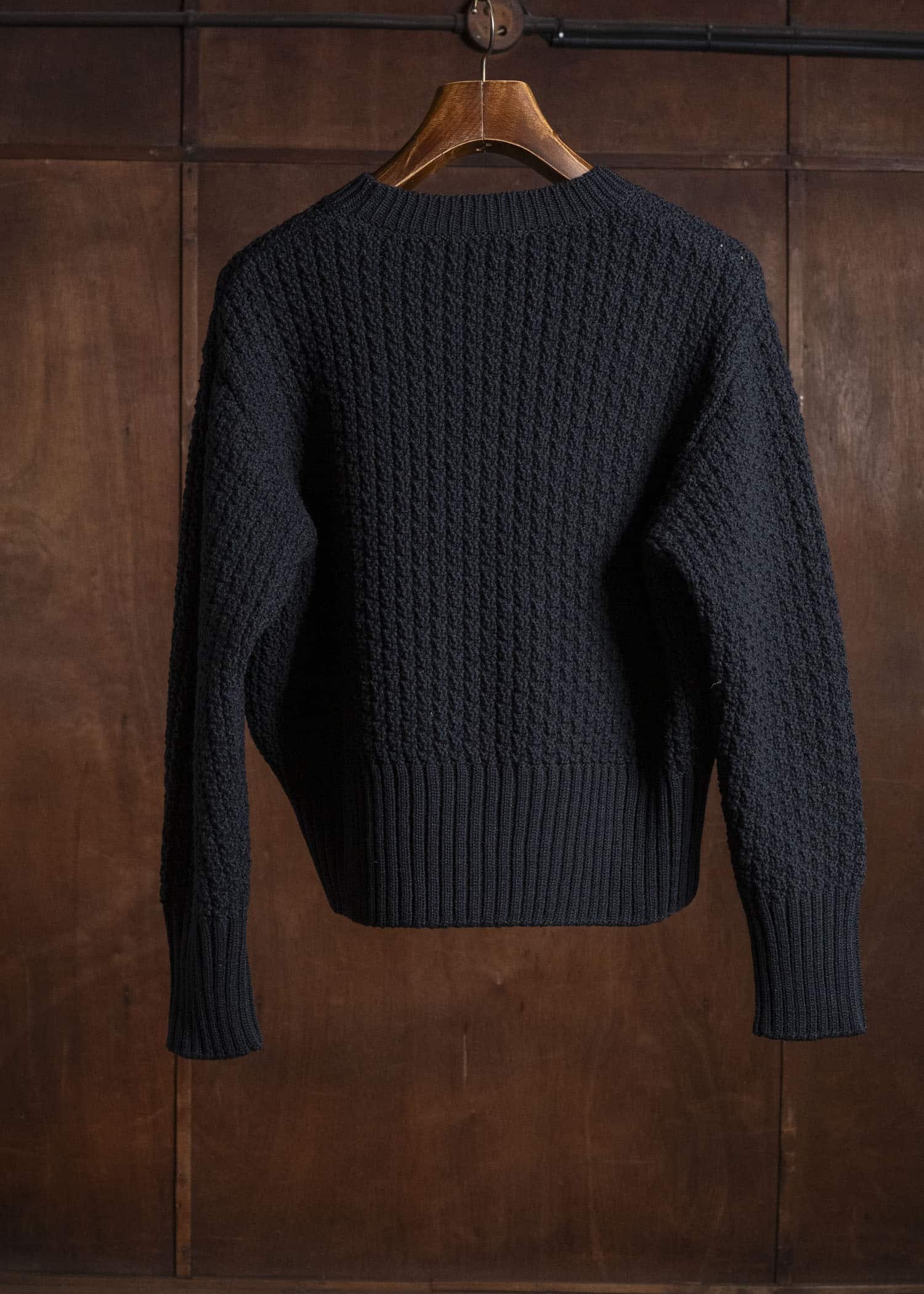 Taiga Takahashi Lot.525-Black Crewneck Sweater Black