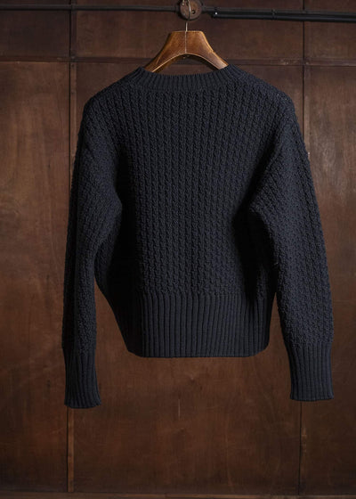 Taiga Takahashi Lot.525-Black Crewneck Sweater Black