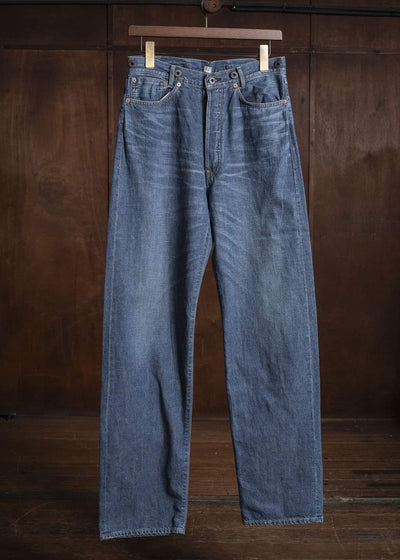 Taiga Takahashi Lot.721-Damaged Indigo Damaged Denim Trousers C.1930’S Damaged Indigo