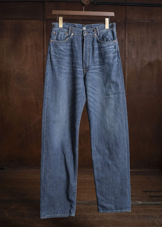 Taiga Takahashi Lot.721-Damaged Indigo Damaged Denim Trousers C.1930’S Damaged Indigo