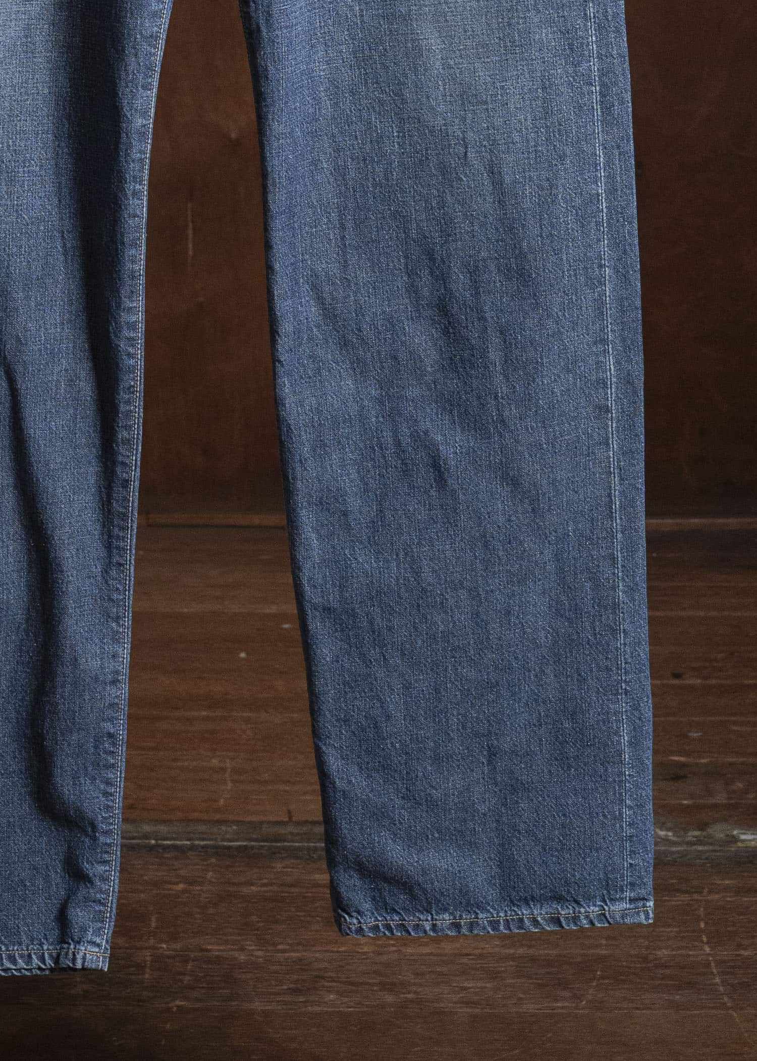Taiga Takahashi Lot.721-Damaged Indigo Damaged Denim Trousers C.1930’S Damaged Indigo