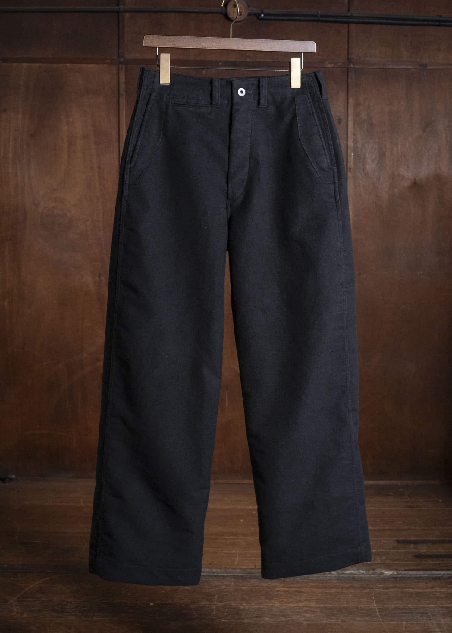 Taiga Takahashi Lot.202-Black Engineer Trousers Black