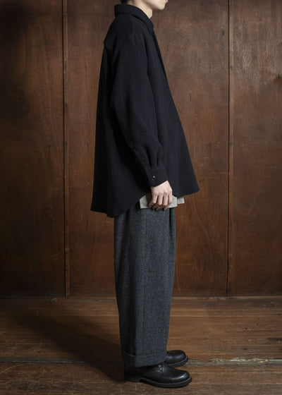 YOKO SAKAMOTO Shirt Jacket YS-25AW-76 BLACK