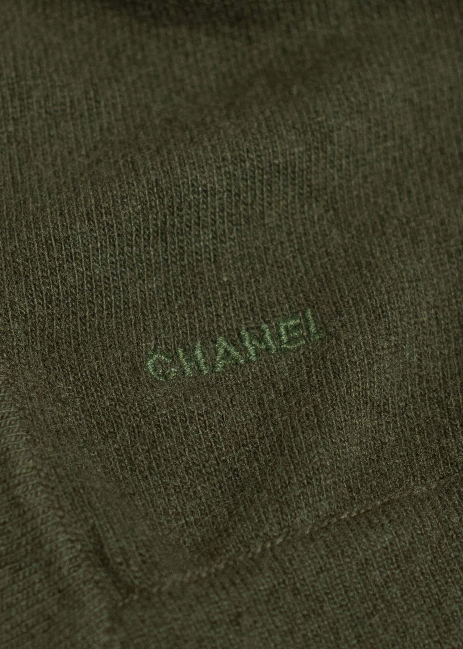 CHANEL Square Pure Cashmere Muffler