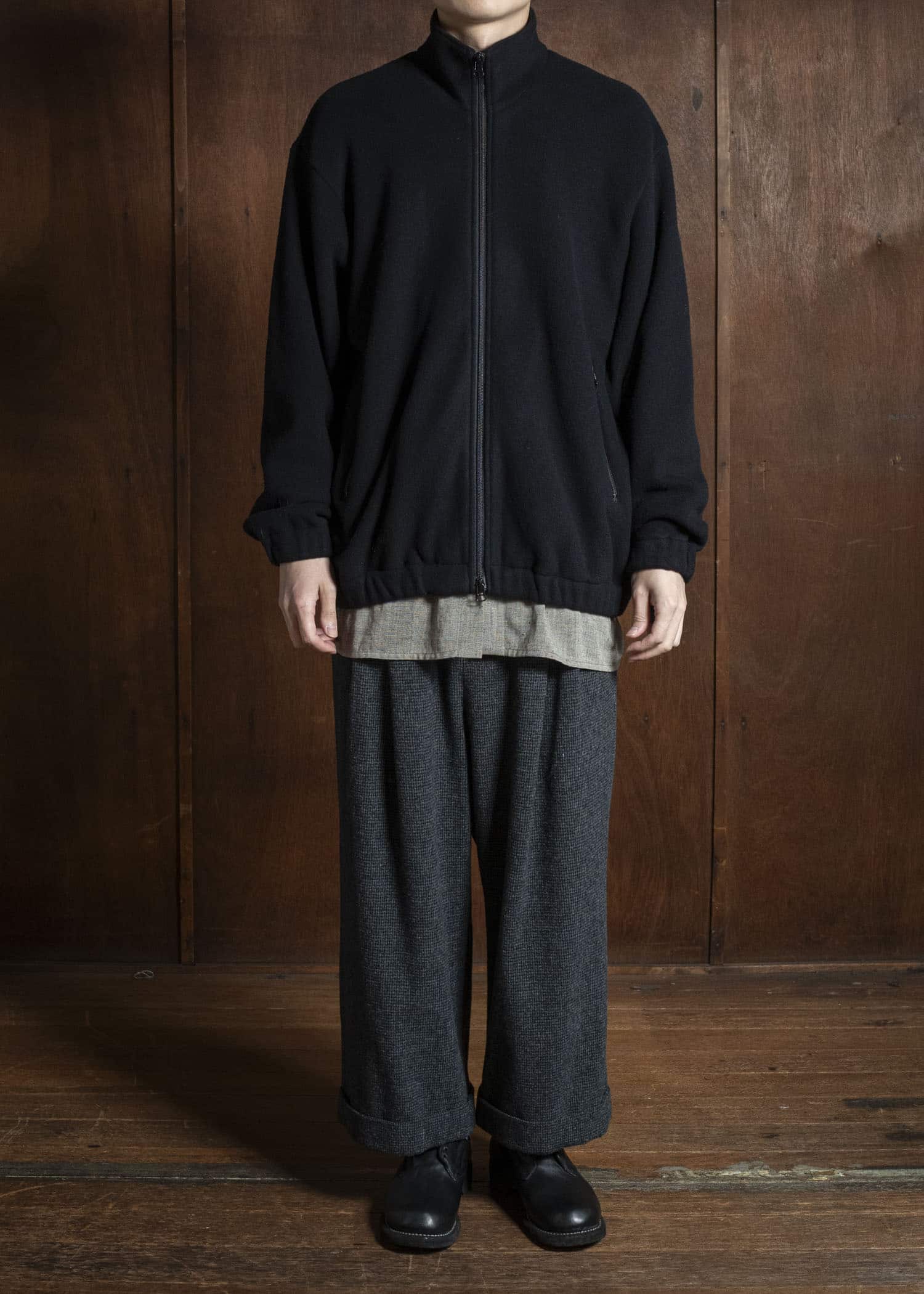 YOKO SAKAMOTO Track Jacket YS-25AW-77 BLACK