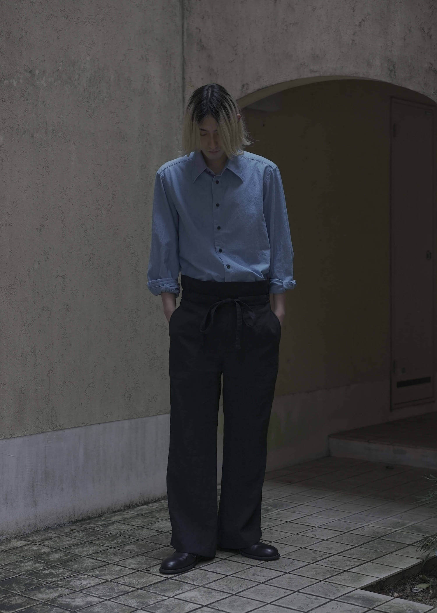 ZIIIN ""KANON"" STRAIGHT PANT / BLACK