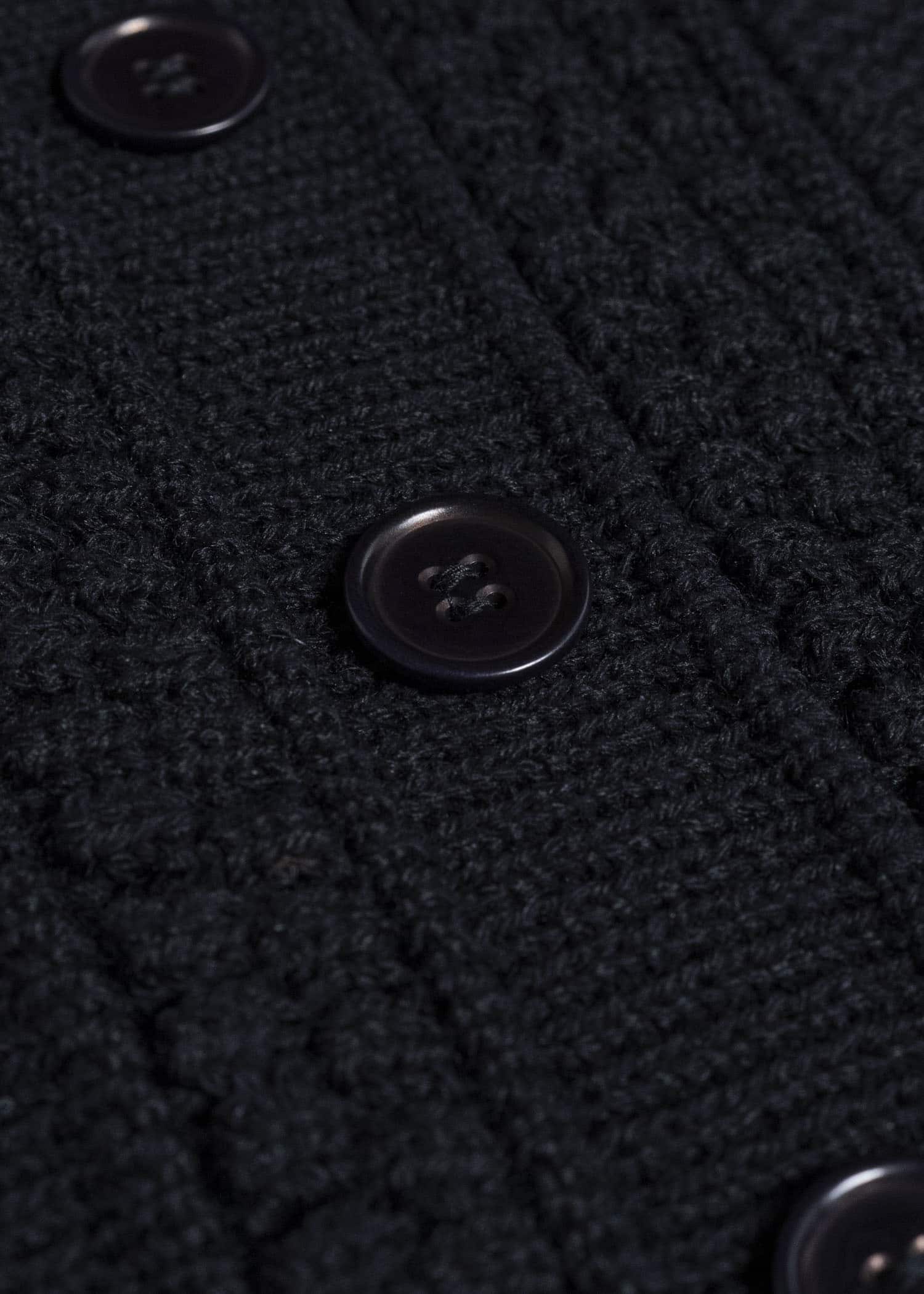 Taiga Takahashi Lot.506-Black Db Cardigan Black