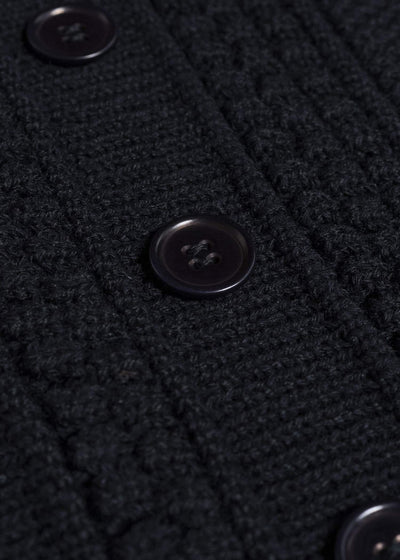 Taiga Takahashi Lot.506-Black Db Cardigan Black