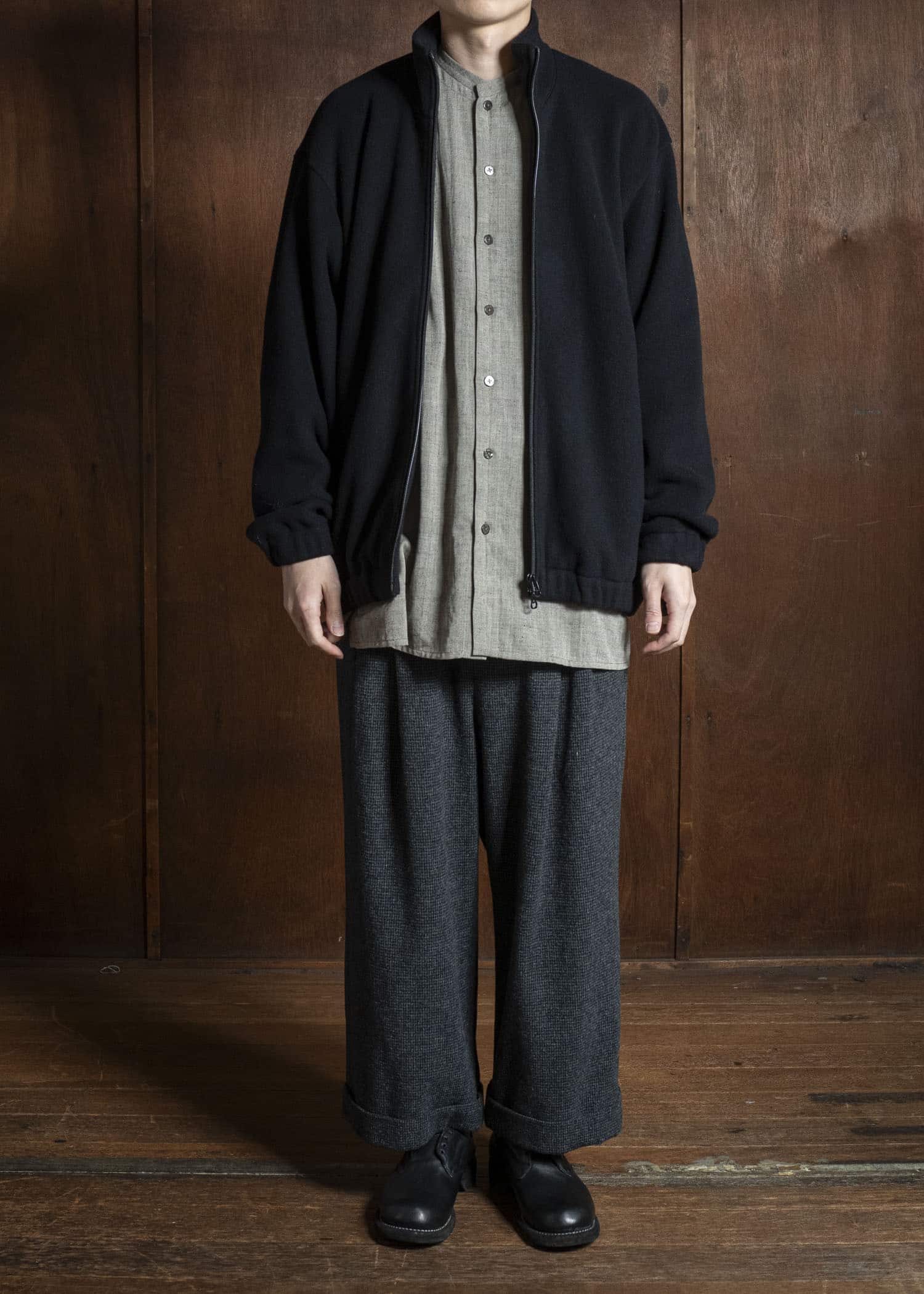 YOKO SAKAMOTO Track Jacket YS-25AW-77 BLACK