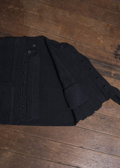 Taiga Takahashi Lot.506-Black Db Cardigan Black