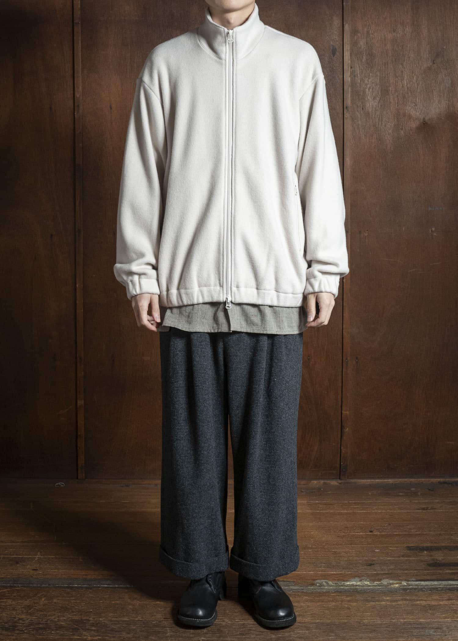 YOKO SAKAMOTO Track Jacket YS-25AW-77 ECRU