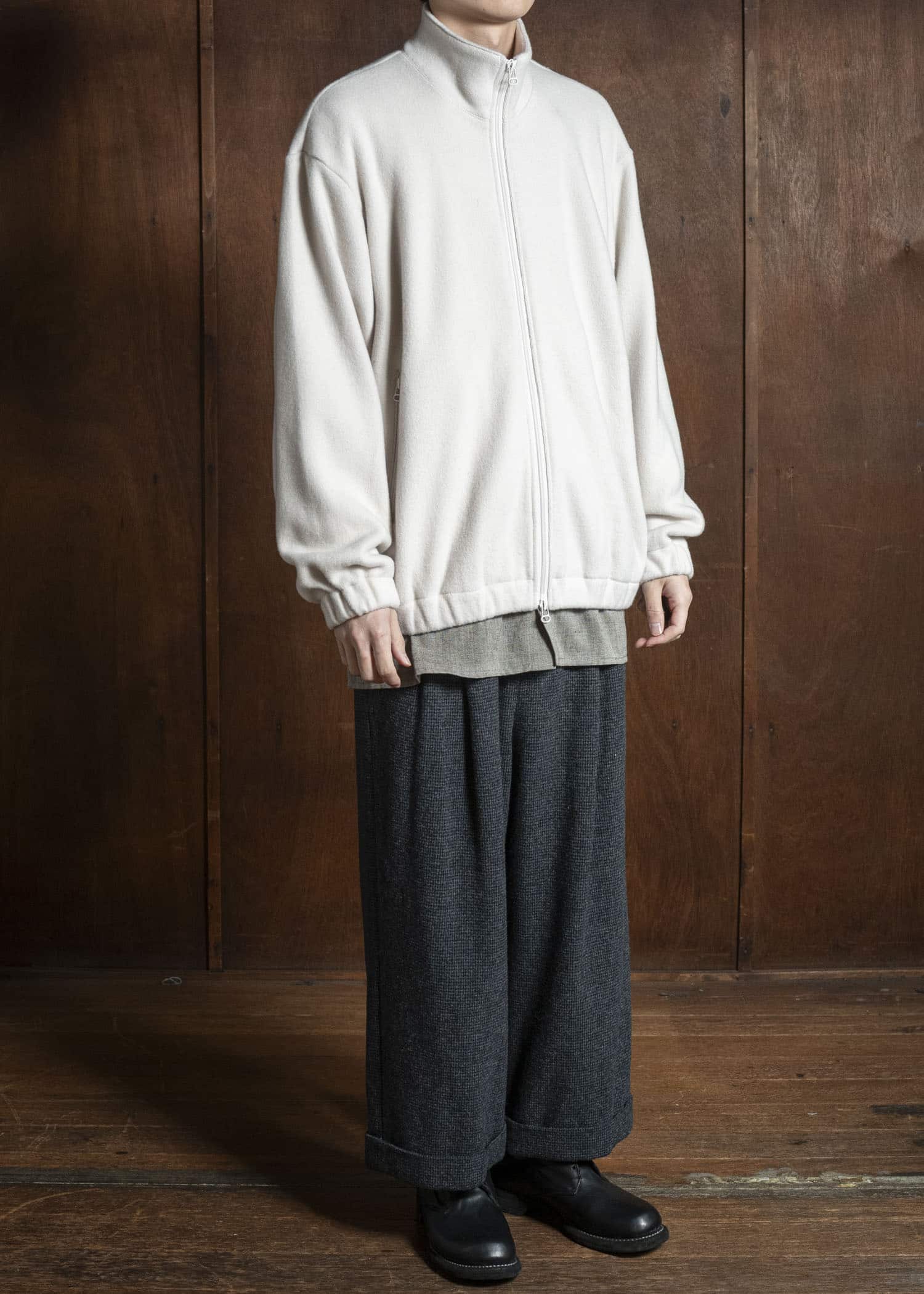 YOKO SAKAMOTO Track Jacket YS-25AW-77 ECRU