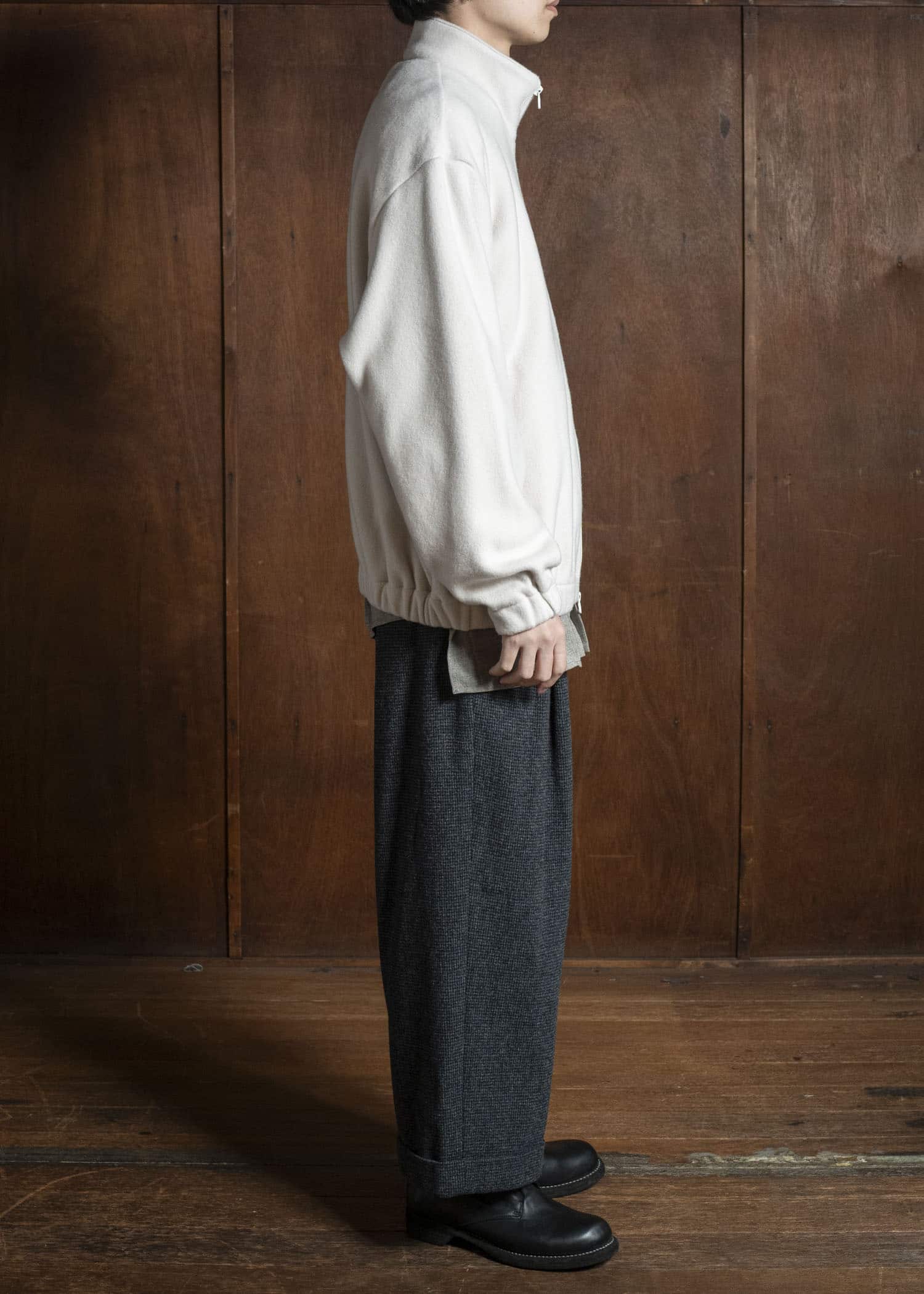 YOKO SAKAMOTO Track Jacket YS-25AW-77 ECRU