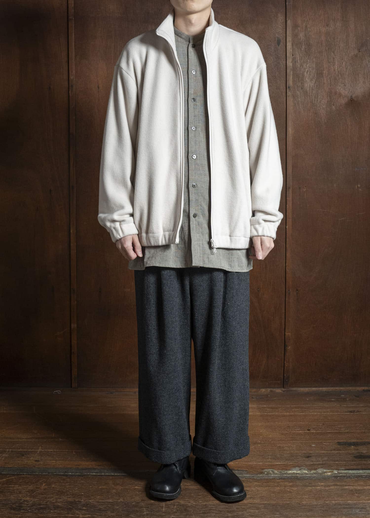 YOKO SAKAMOTO Track Jacket YS-25AW-77 ECRU