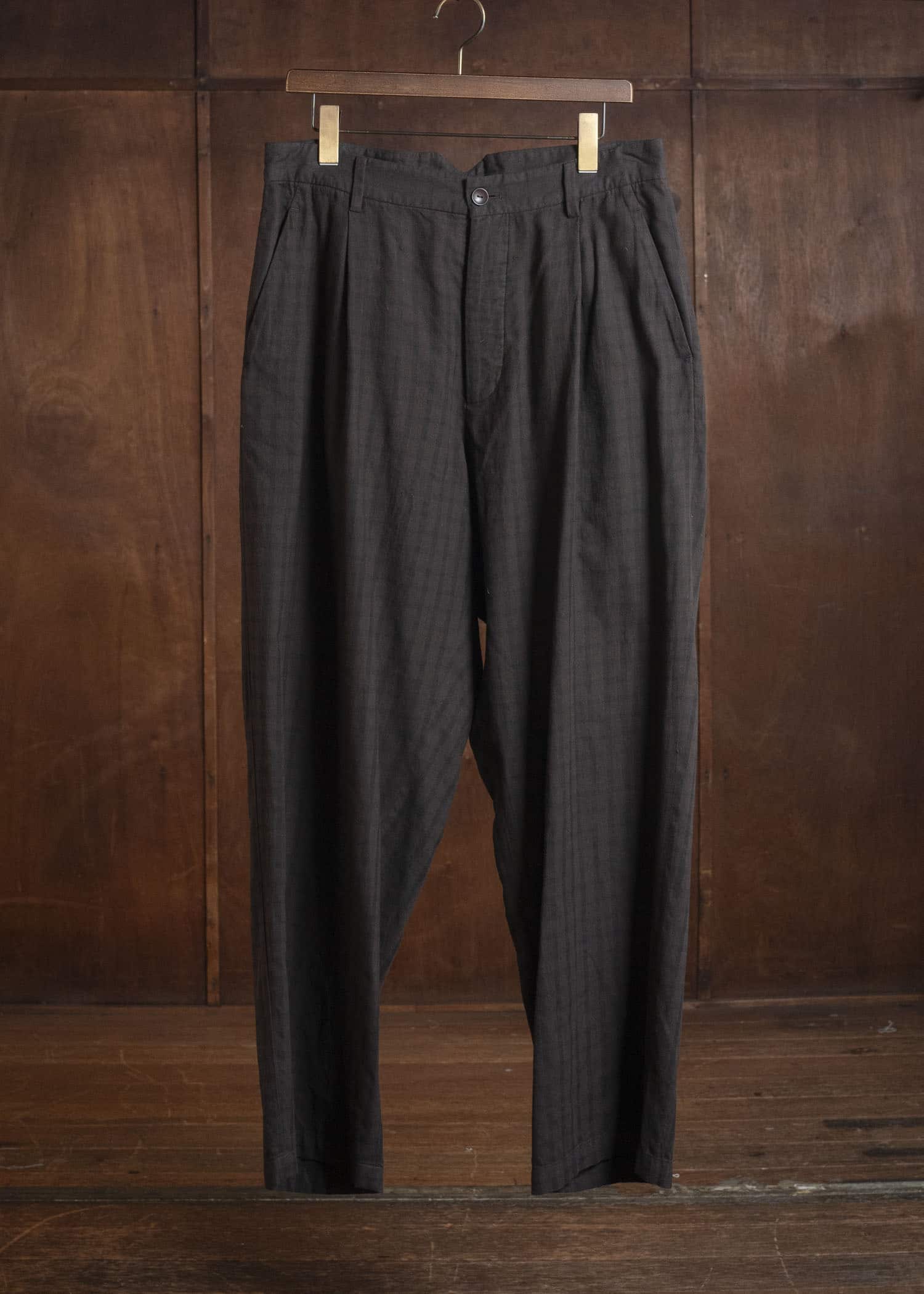 MARK.S MS0048 DOMENICO PANTS CHECK MUD-DYE
