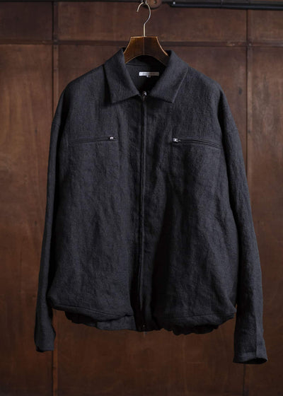 BIBLIOTHERK BLOUSON JACKET BR68-SS25 Black