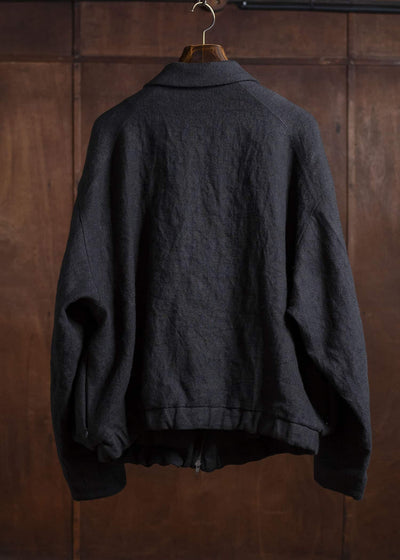 BIBLIOTHERK BLOUSON JACKET BR68-SS25 Black