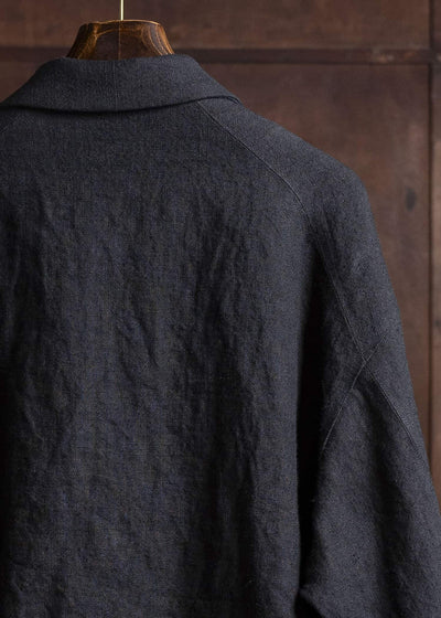 BIBLIOTHERK BLOUSON JACKET BR68-SS25 Black