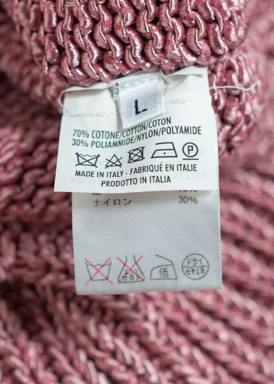 YVES SAINT LAURENT Stefano Pilati Metallic Knit