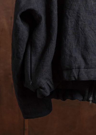 BIBLIOTHERK BLOUSON JACKET BR68-SS25 Black