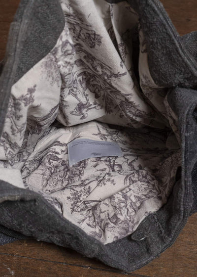 Professor.E SILK BAG (M) GREY 26SS-FM-ACC-02